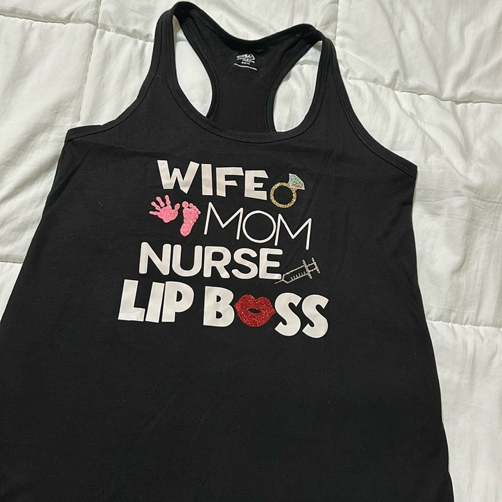 Custom mom/boss Tank